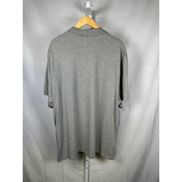 Nike Air Max Embroidery Patch Short Sleeve Polo Men's Size 3XL Gray - Picture 6 of 7